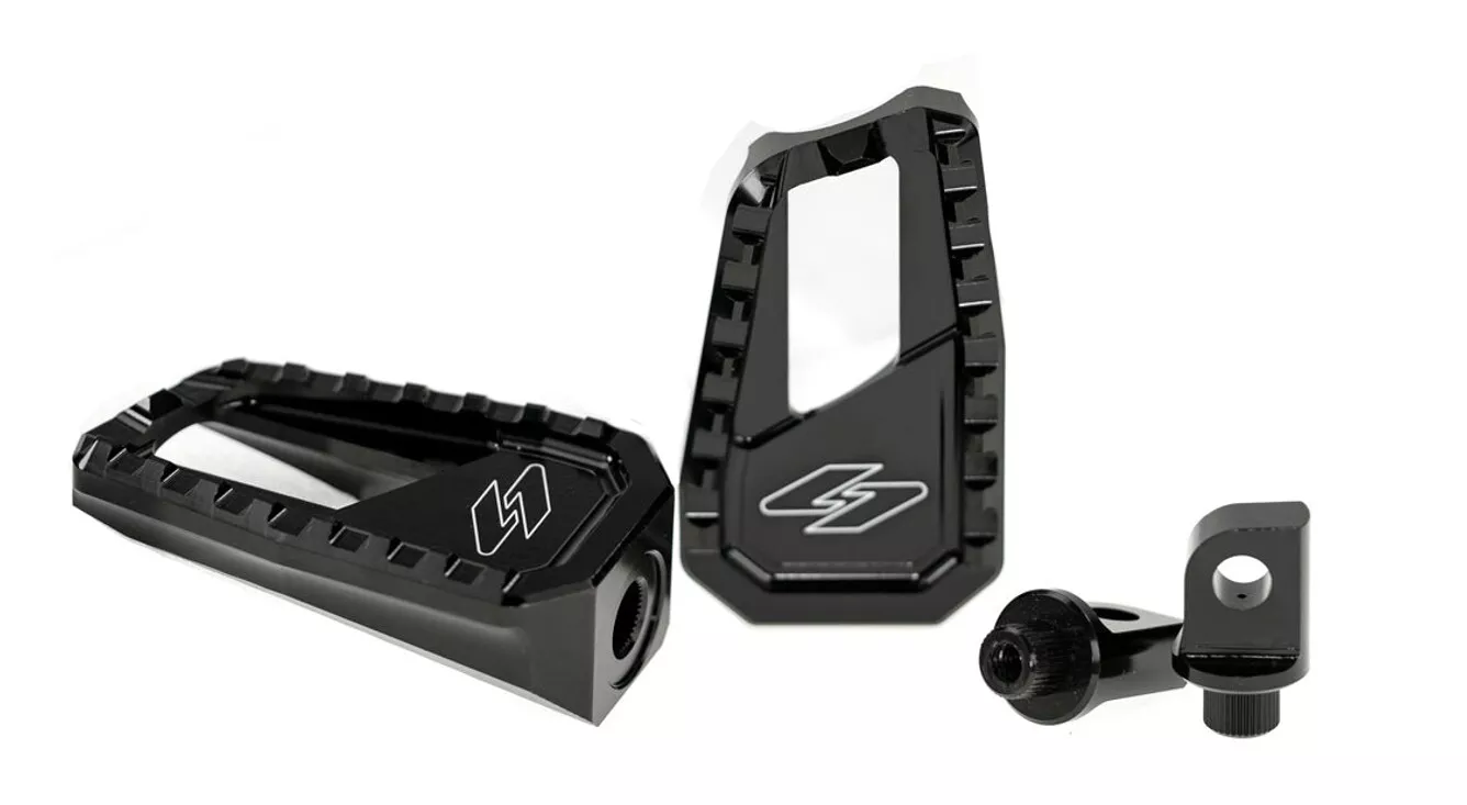 Kraus Apex Edge Foot Pegs For Harley