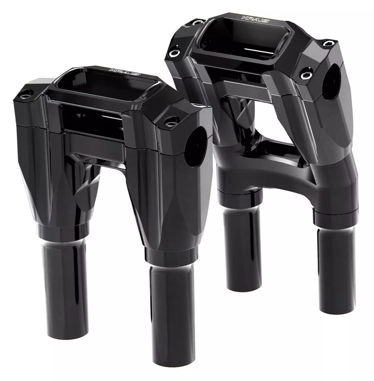 Kraus Motor Co. Core Isolated Risers For Harley Touring / Softail 1983-2026