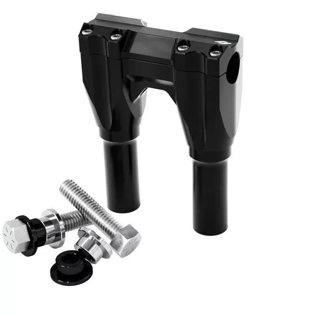 Kraus Motor Co Straight Isolated Risers for Harley Baggers & 18+ Softail
