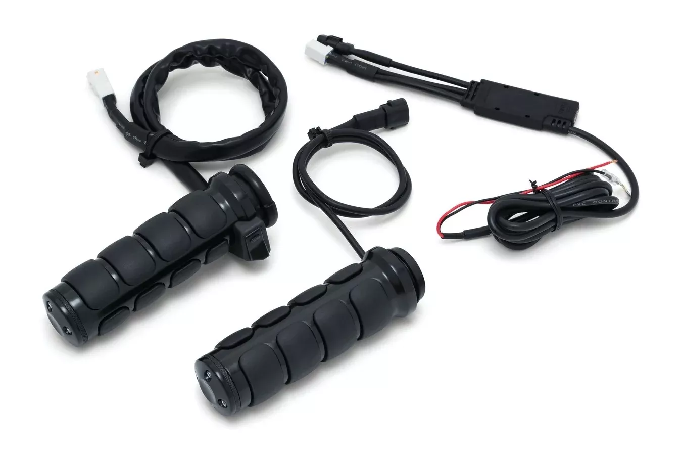 Kuryakyn 6472 Black Heated ISO Handlebar Grips E-Throttle Harley w/ TBW 08-22