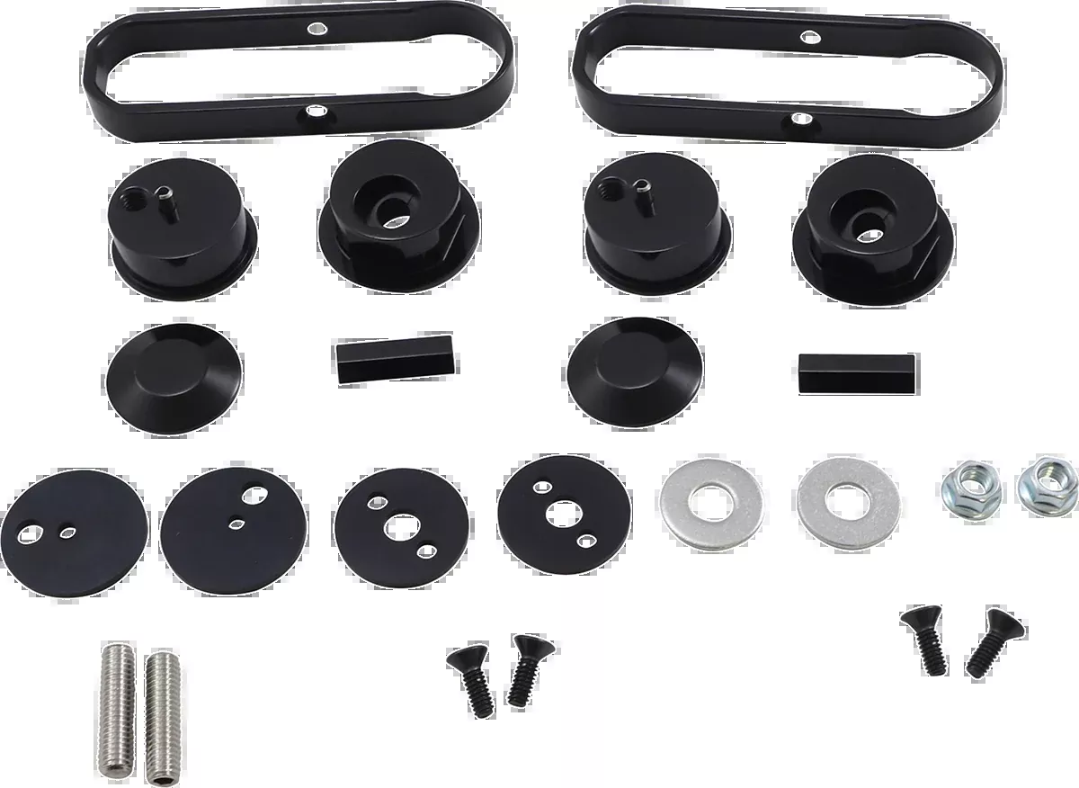 Kuryakyn Adjustable Fairing Drop Mirror Mounts 2014-2021 Harley Touring Models