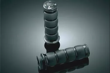 Kuryakyn Black ISO Grips for Certain Honda & Yamaha Models & Universal Fitment for 7/8 inch Handlebars