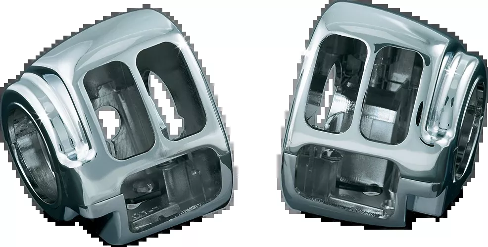 Kuryakyn Chrome Switch Cover for 2011-2019 Harley Dyna Sportster FXS FXDF 1747
