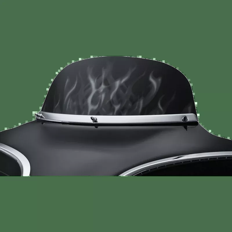 Kuryakyn Flame Windshield For 96-13 Flht/Flhx