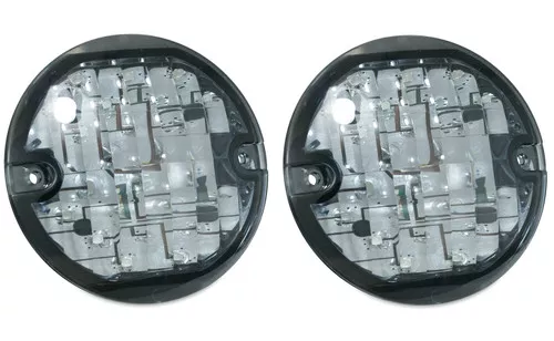 Kuryakyn LED Front Turn Signal Inserts Smoke (Flat Style) (5441)