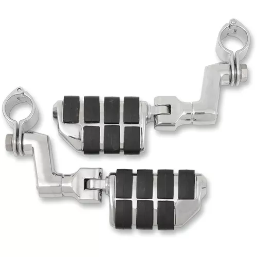 Kuryakyn Offset Highway Dually ISO Pegs w/Offsets & 1.25″ Clamps (7993)