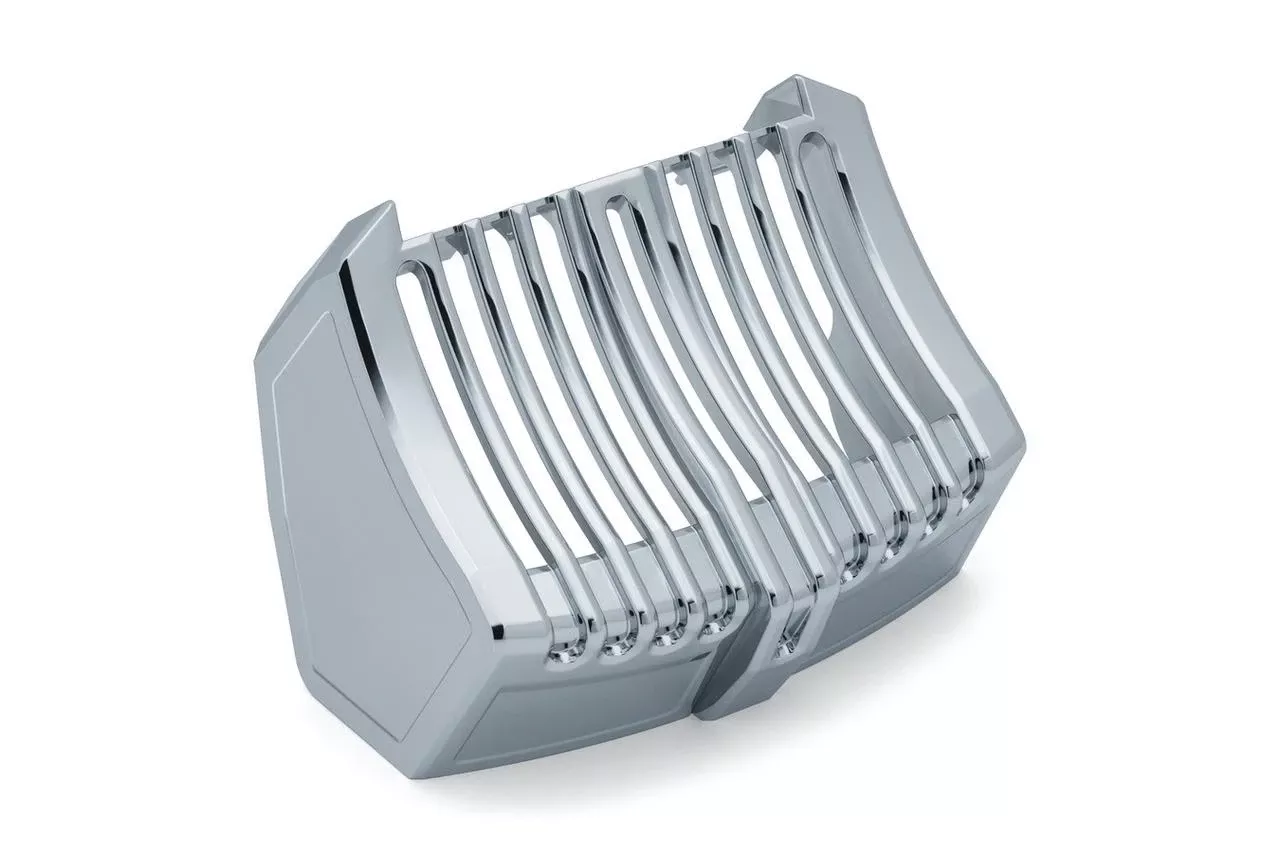 Kuryakyn Precision Oil Cooler Cover for Harley Davidson Touring Models ’17-21 – Chrome
