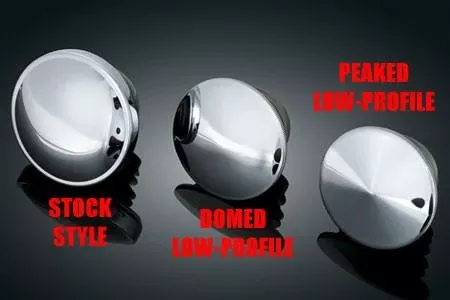 Kuryakyn Replacement Gas Cap Vented, Right-Hand Thread ’96-Up Harleys w/ Screw Type Cap -Stock Style