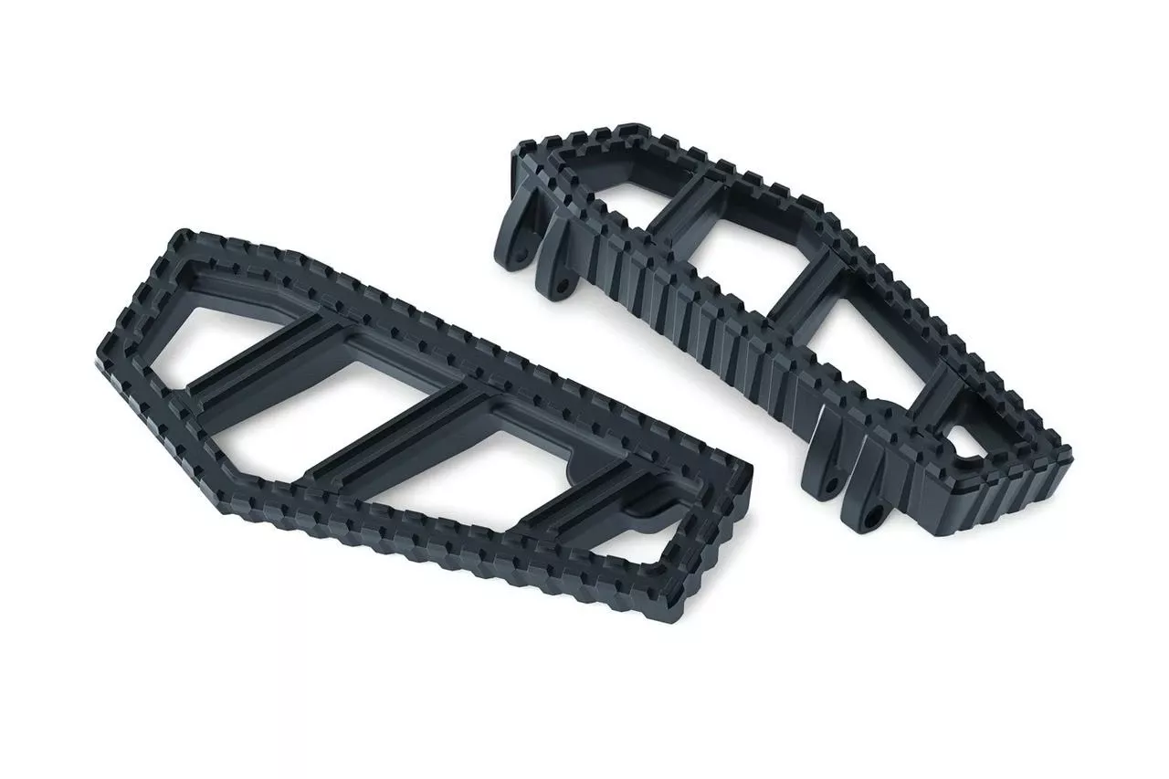 Kuryakyn Riot Floorboards for Harley Davidson Models - Satin Black (Click For Fitment)