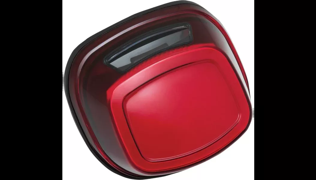 Kuryakyn Tracer LED Taillight – Red Lens – Fits Most 99-21 HD Models W/OEM Square Back Taillight W/Top License Plate Illumination Window