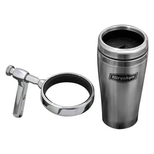 Kuryakyn Universal Chrome Drink Holder & Mug with Perch Mount (1463)