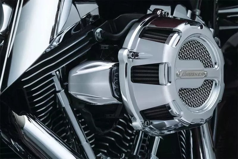 KuryakynBantam Throttle Servo Motor Cover for ’08-’16 Harley Davidson Touring & Trikes;’16 Softails, ’11-’12 FLSTSE, ’13-’14 FXSBSE & ’14-’15 FLSTNSEChrome