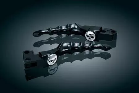KuryakynBlack Zombie Levers for '04-13 Harley Davidson Sportster - Pair