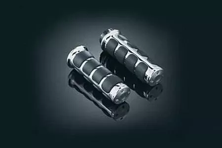 KuryakynIso-Gripswith Chrome Accent Ringsfor Classic 1500 (ALL)