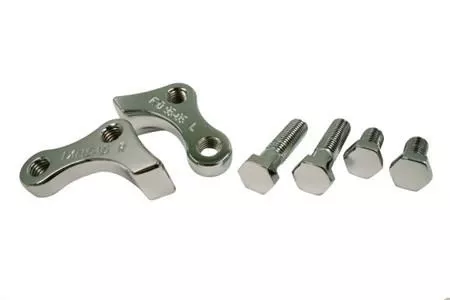 L.A. Choppers Rear Lowering Kits for '06-09 Dyna 1 Inch Drop -Chrome
