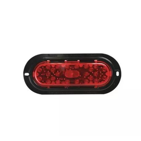 L.E.D. OVAL RED