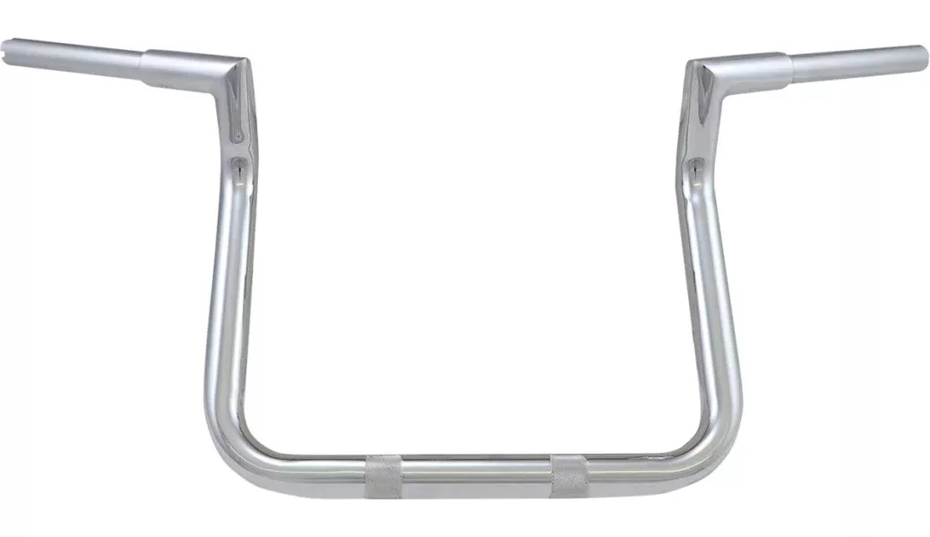 LA Choppers 1-1/4 Twin Peaks Handlebar Chrome 10 inch Rise Indian Challenger