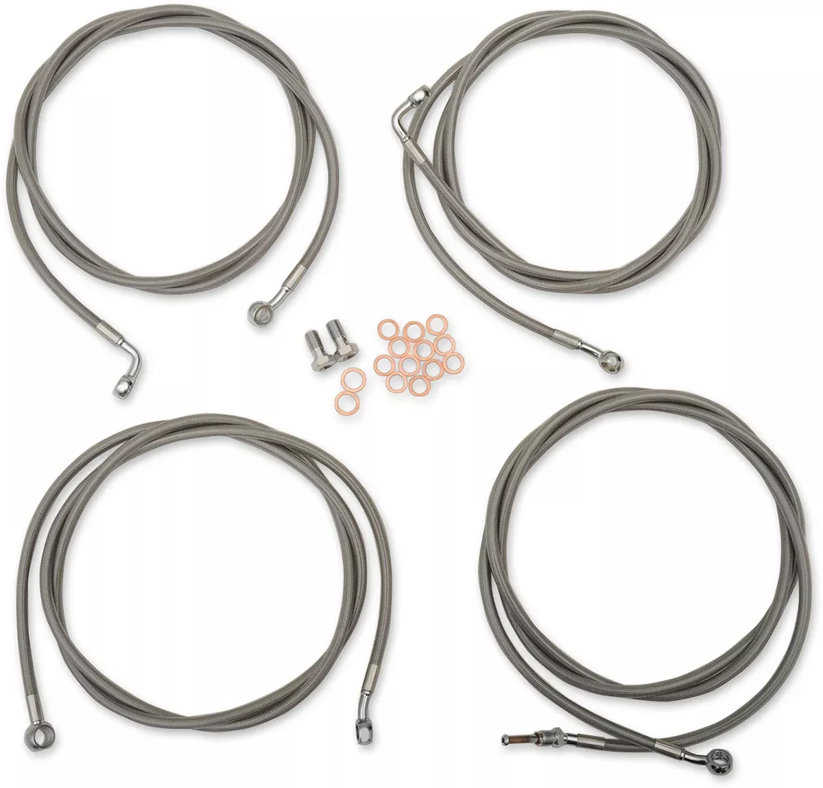La Choppers 12″-14″ Ape Hanger Handlebar ABS Cable Kit 2017-20 Harley Touring
