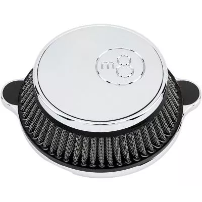La Choppers Air Cleaner Assembly, 8-Ball Chrome Air