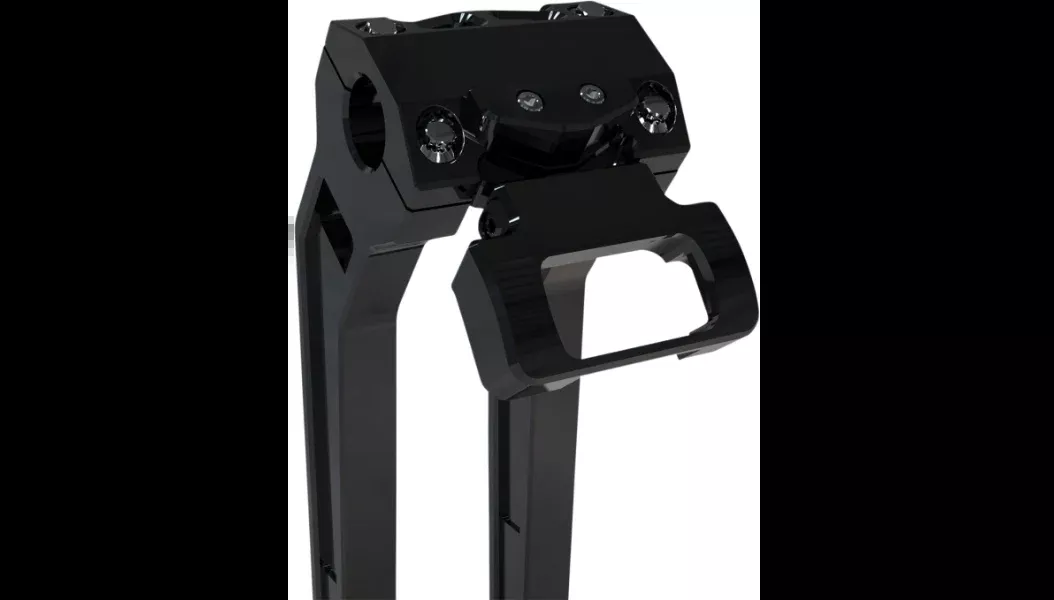 LA Choppers Gauge Mount – M8 Softail – Black
