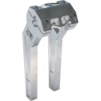 LA Choppers Performance Risers – Pullback – 10″ – Raw – 1″ Clamping Area