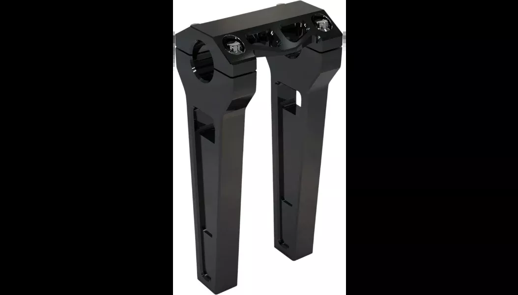 LA Choppers Performance Risers – Straight – 8″ – Black – 1.25″ Clamping Area