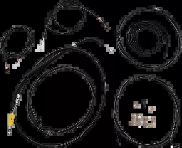 La Choppers Stock Handlebar Plug & Play Cable Kit 2021-23 Harley Road Glide