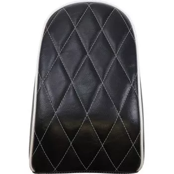 Le Pera Bare Bones Pillion Pads White Diamond Stitch Pillion Pad Softail 18-23 FLFB/FLFBS