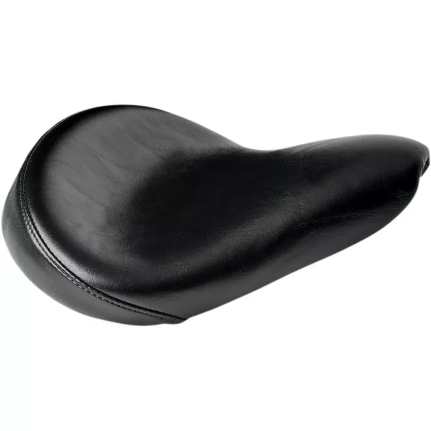 Le Pera Black Buddy Boy Deep Dish Large Solo Seat for Harley Custom Application