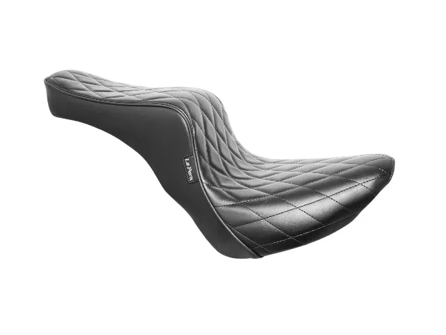 Le Pera Black Diamond Stitch Cherokee Seat 2018-2026 Harley Softail Street Bob