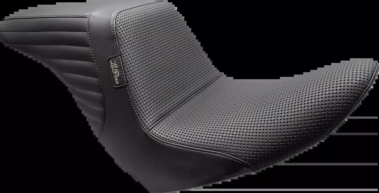 Le Pera Kickflip Up Front Basketweave Seat 2018-2026 Harley Softail Low Rider