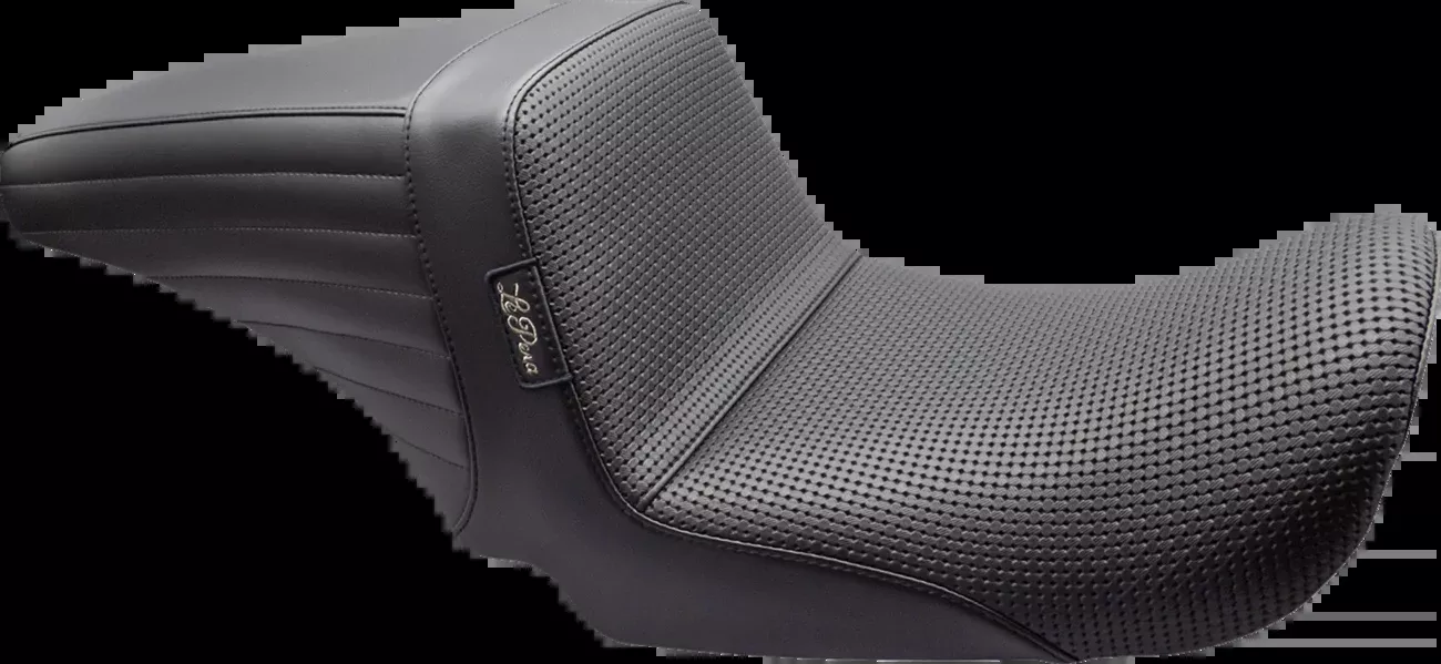Le Pera Kickflip Up Front Basketweave Stitch Seat fits 2006-2017 Harley Dyna FXD