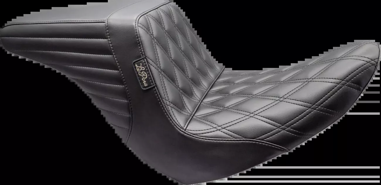 Le Pera Kickflip Up Front Diamond Seat for 2018-2026 Harley Softail Low Rider