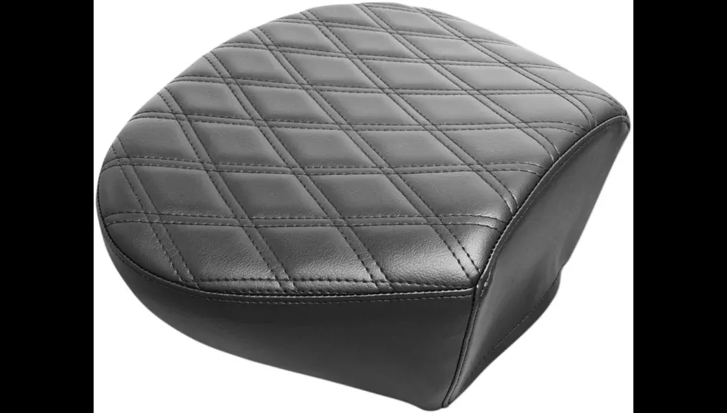 Le Pera Monterey Sport Pillian Pad Double Diamond Black for Harley 08-22 FLH/Touring