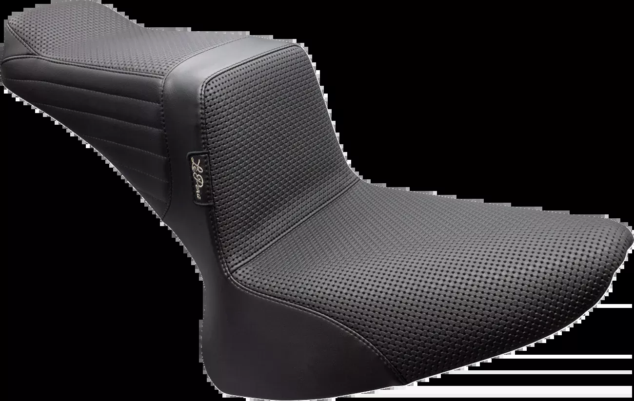 Le Pera Tailwhip Basketweave Stitch Seat fits 2000-2017 Harley Softail FLST FXST