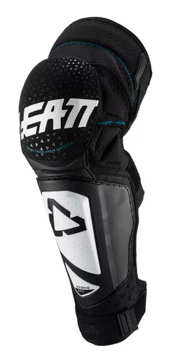 Leatt 3DF Hybrid EXT White Black Knee & Shin Guard Armor