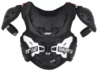 Leatt 5.5 Pro HD Youth Black White Chest Protector size Youth