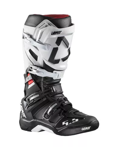 Leatt Moto 5.5 FlexLock Black White Boots