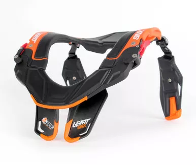 Leatt SNX Trophy Black Orange Neck Brace Armor