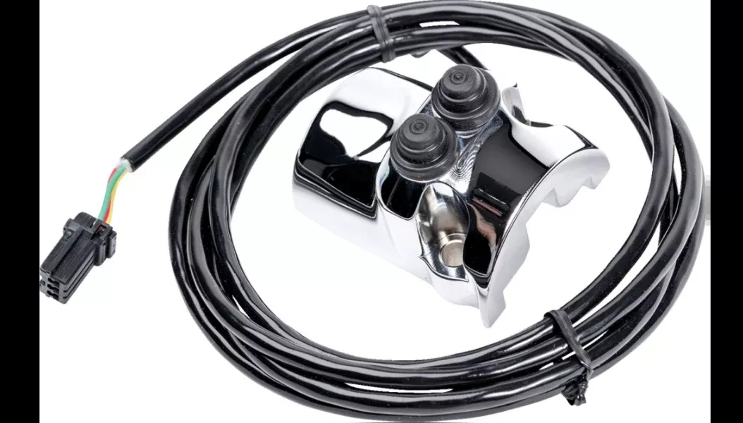 Legend Suspension Handlebar Mounted Switch Assembly – Chrome – 2015+ Road Glide