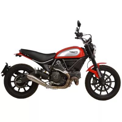 Leo Vince Ducati Scrambler 800 15-16 Stainless Steel Standard Mount GP Style Slip-on Exhaust
