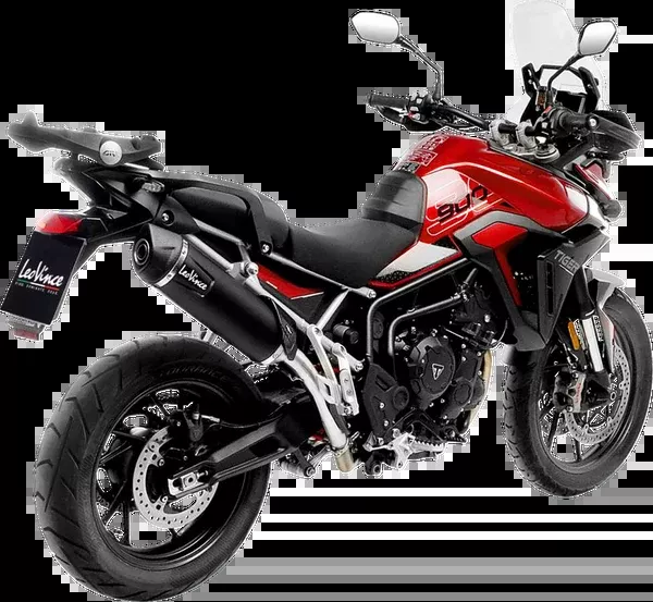 LeoVince LV One EVO Slip-On Muffler - Black Edition - Tiger 900