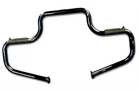 Lindby Gloss Black Powder-Coated Front Multibarfor FXD Models'91-Up W/ Mid-Mount Controls