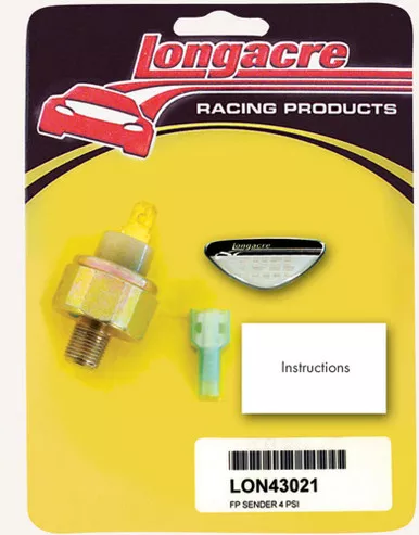 Longacre Fuel Pressure Sender 1/8in NPT 4psi 52-43021