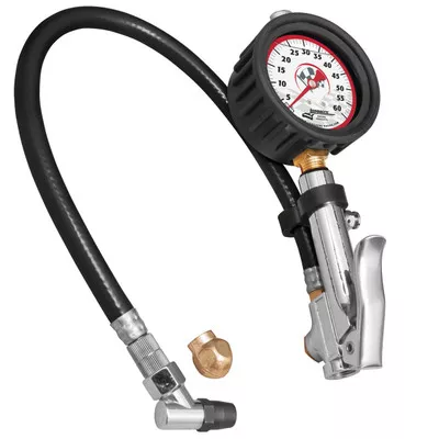 Longacre Liquid Filled Analog 2.5″ Quick Fill Tire Pressure Gauge