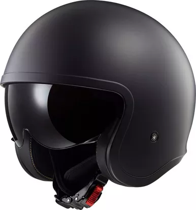 LS2 Spitfire Solid Matte Black Helmet