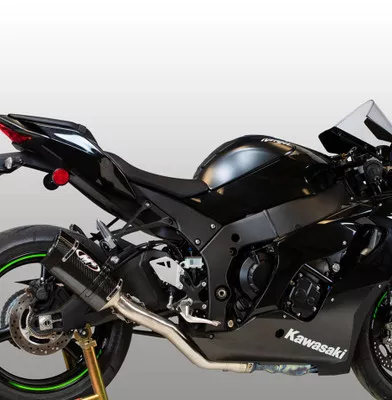 M4 Kawasaki ZX-10R 21-26 Tech 1 Carbon Titanium Half Exhaust System