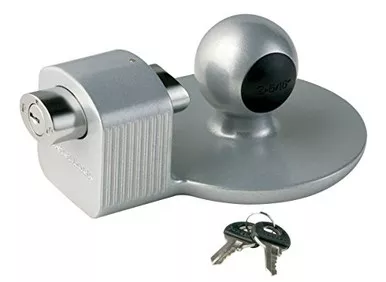 Master Lock 378DAT Trailer Coupler Lock for 2-5/16 in. Couplers, Silver
