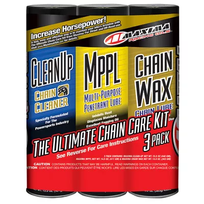 Maxima Chain Wax Care Combo Kit
