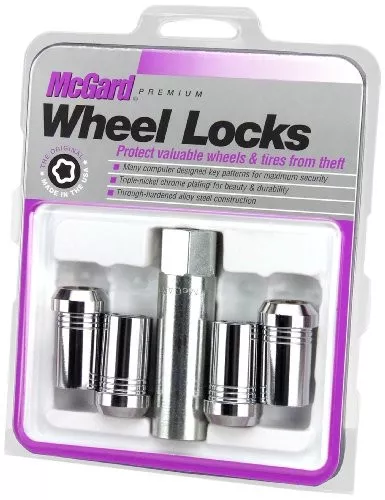 McGard 25115 Chrome Tuner Style Cone Seat Wheel Lock Set